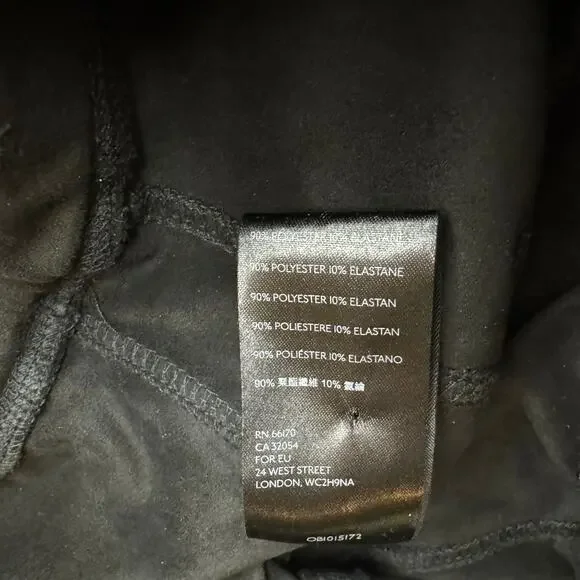 Free People Midnight Vegan Suede Skinny Pants leggings size SMALL - Picture 7 of 10